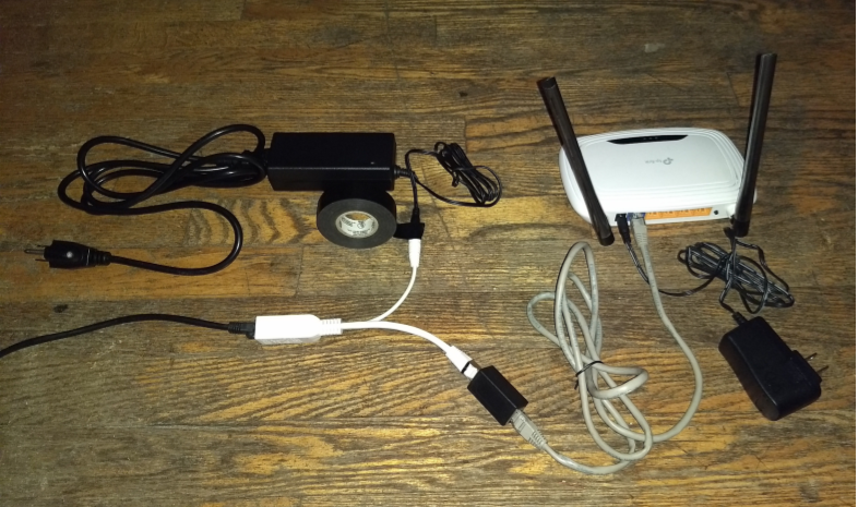 Indoor Router Connection Photo