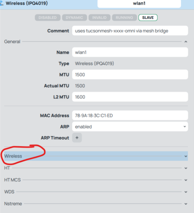 SXT Solo Wireless Drop-Down